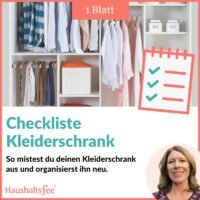 Checkliste Kleiderschrank (PDF-Download)