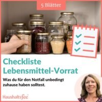 Checkliste Lebensmittel-Vorrat (PDF-Download)