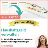Haushaltsgeld (23 Arbeitsblätter als PDF)